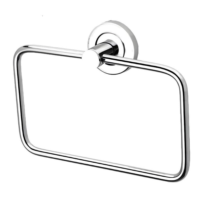 N M Z Wall Square Towel Holder Ring |Stainless Steel Towel Hanger| Towel, Napkin Holder for Kitchen, Bathroom (1 pc) - Image 3