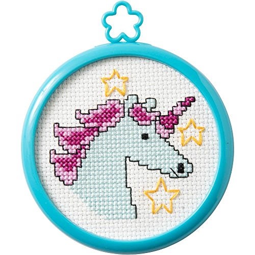 LGS 2 Item Bundle of My 1st Cross Stitch Kits: Unicorn and Flamingo - Image 2