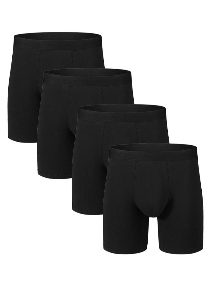 RedMapleTEK 4 Pairs Men's Soft Cotton Briefs - Image 1
