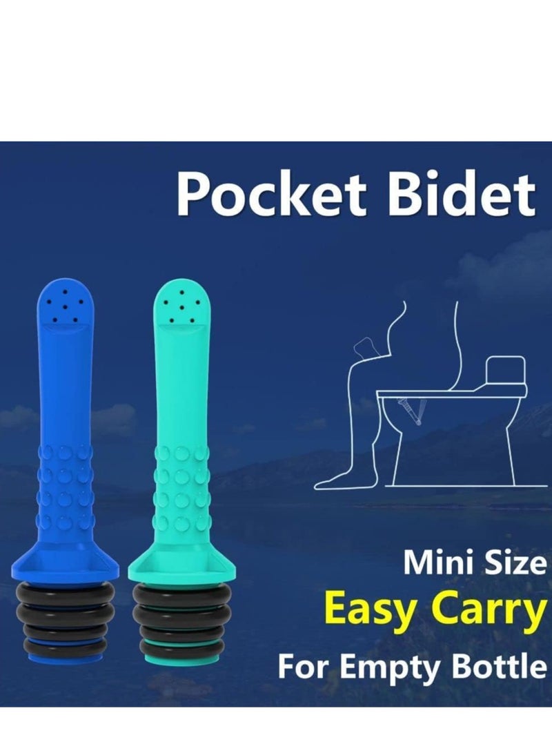 Excefore Portable Bidet for Toilet 3 Pack Travel Bidet Compatible with Every Bottle, Handheld Camping Bidet for Women & Men for Personal Hygiene  - Image 2
