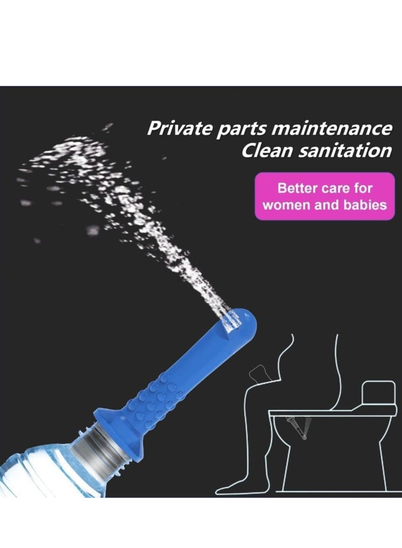 Excefore Portable Bidet for Toilet 3 Pack Travel Bidet Compatible with Every Bottle, Handheld Camping Bidet for Women & Men for Personal Hygiene  - Image 4