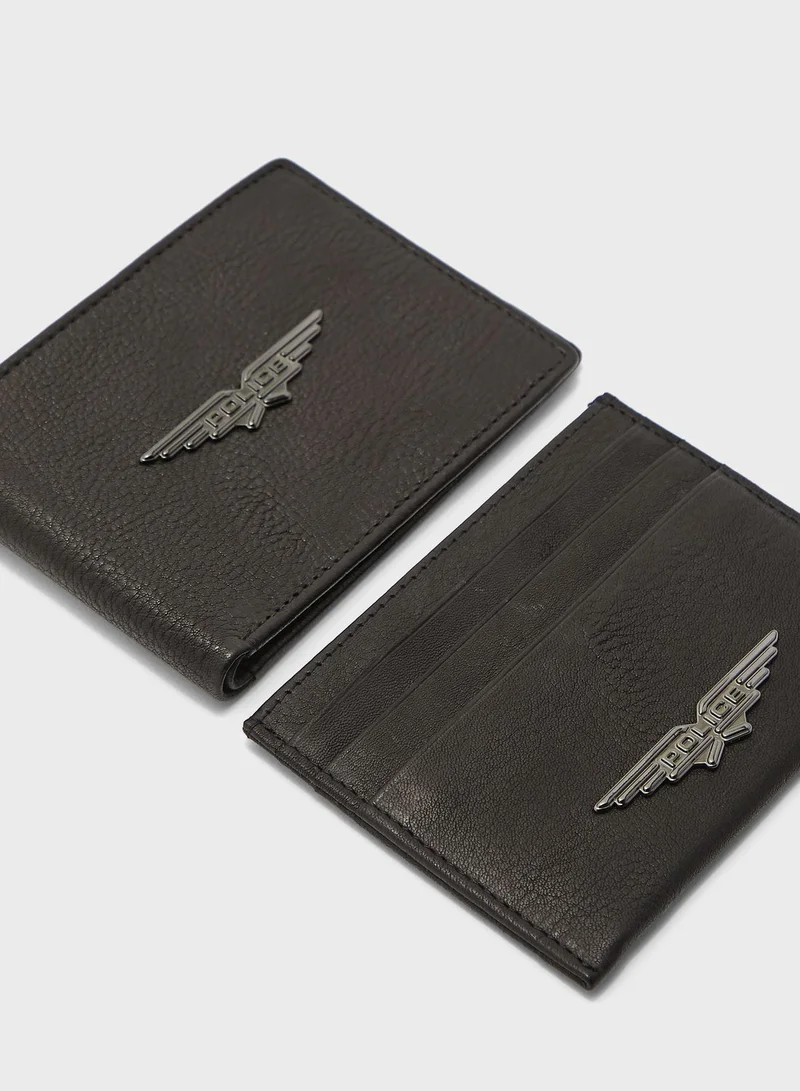 POLICE PA30116SLB/290 Wallet+Card Holder Gift Box