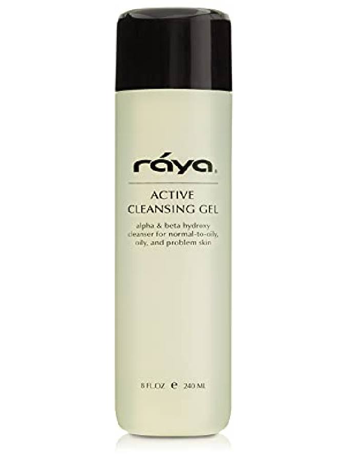 Raya جل تنظيف الوجه النشط مع AHA و BHA 8 أونصة (G107) ; جل منظف عميق للبشرة الدهنية والمعرضة للبثور خالي من الزيت ومقشر ; مصنوع من الأحماض الهيدروكسية ألفا وبيتا - Image 2