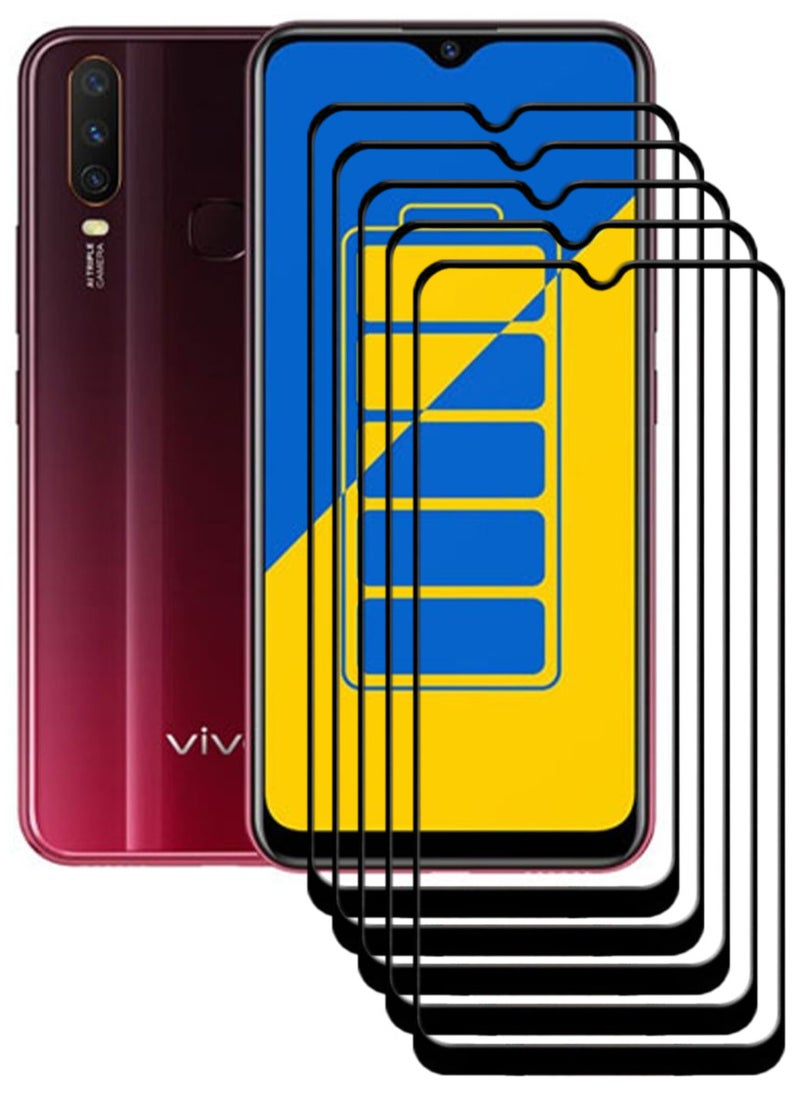 ACLIX 5 Pieces Antistatic ESD Dustproof Premium Quality High Definition Tempered Glass Screen Protector Designed For vivo Y15 - Image 1