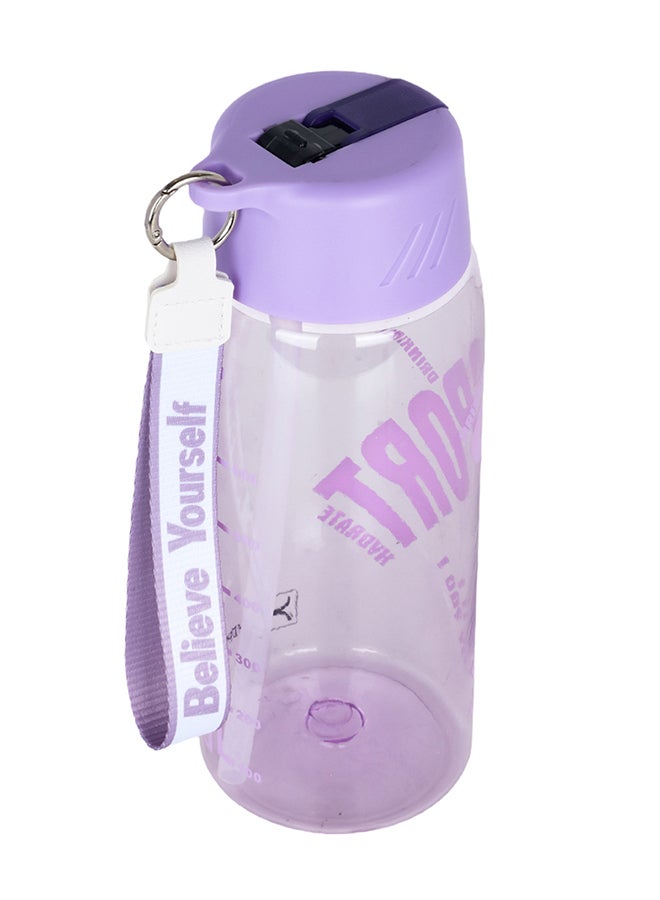 HYDROBREW زجاجة ماء مع حبل حمل 800 مل - بنفسجي - Image 2