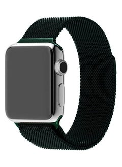 Apple Watch Band 49mm 45mm 44mm 42mm Stainless Steel Metal Strap Milanese Loop Alloy Replacement for iWatch Series Ultra/8/7/SE/6/5/4/3/2/1  Green