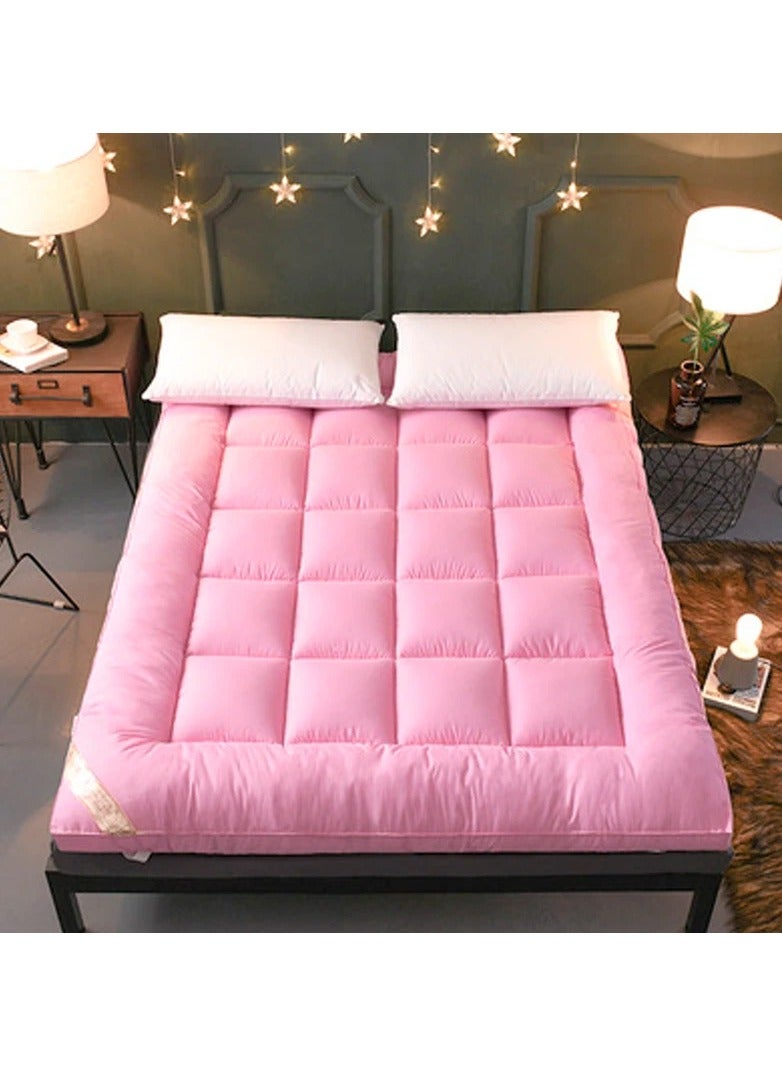 DubaiGallery Cotton Soft Quilted Fitted Cooling Full Mattress Topper, Breathable Mattress Protector - Image 1