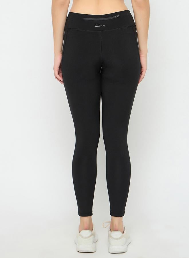 Clovia Solid Elastic Waistband Basic Tights - Image 5