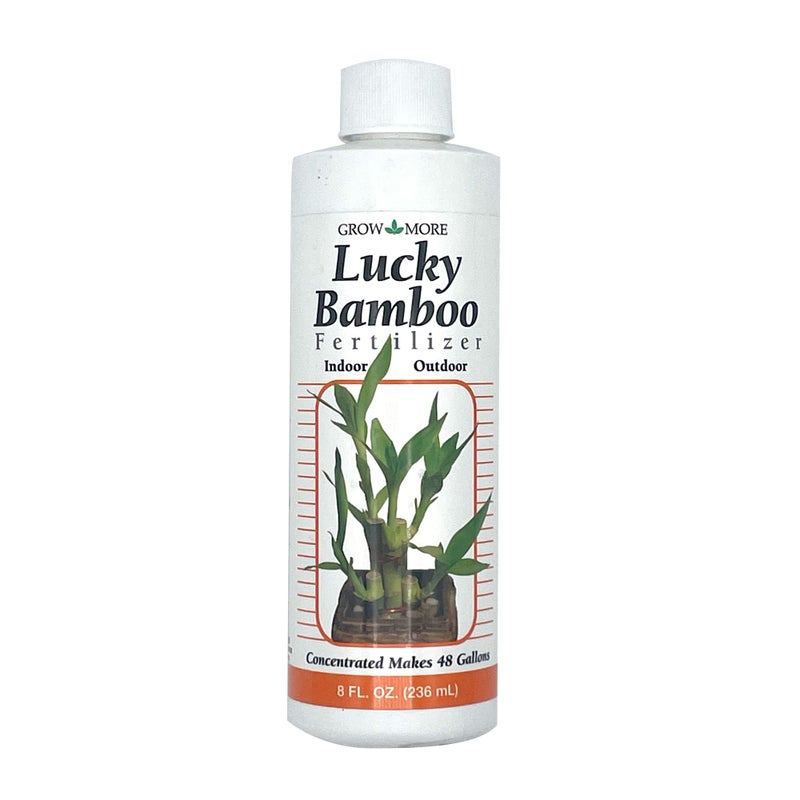 Grow More Lucky Bamboo Fertilizer (2-2-2) - 8oz of USA-Made & Concentrated Liquid Plant Food That Makes 48 Gallons - Outdoor & Indoor Bamboo Plant Food for Fast Growth - Image 1