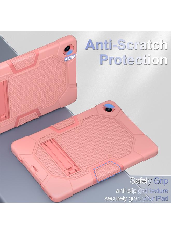 إيروريكس جراب لهاتف Samsung Galaxy Tab A9+ X216 بلون متباين من السيليكون مع حامل لجهاز الكمبيوتر اللوحي - Image 3