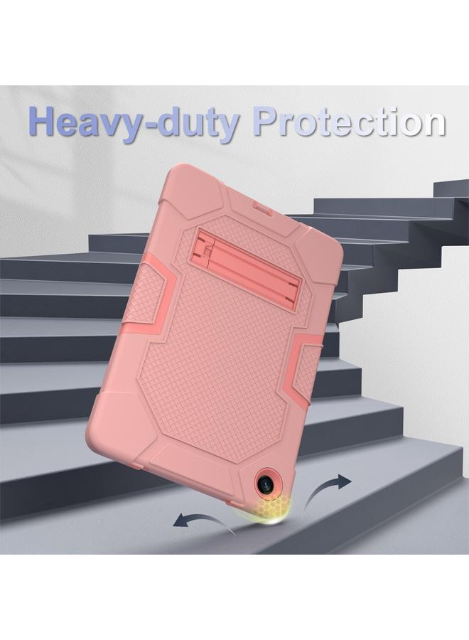 إيروريكس جراب لهاتف Samsung Galaxy Tab A9+ X216 بلون متباين من السيليكون مع حامل لجهاز الكمبيوتر اللوحي - Image 2