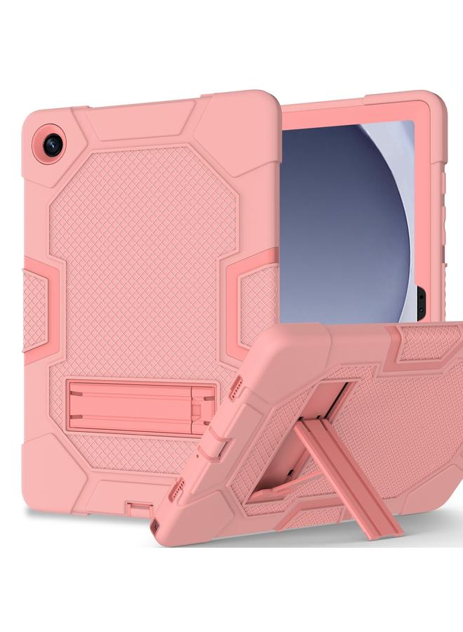 إيروريكس جراب لهاتف Samsung Galaxy Tab A9+ X216 بلون متباين من السيليكون مع حامل لجهاز الكمبيوتر اللوحي - Image 1