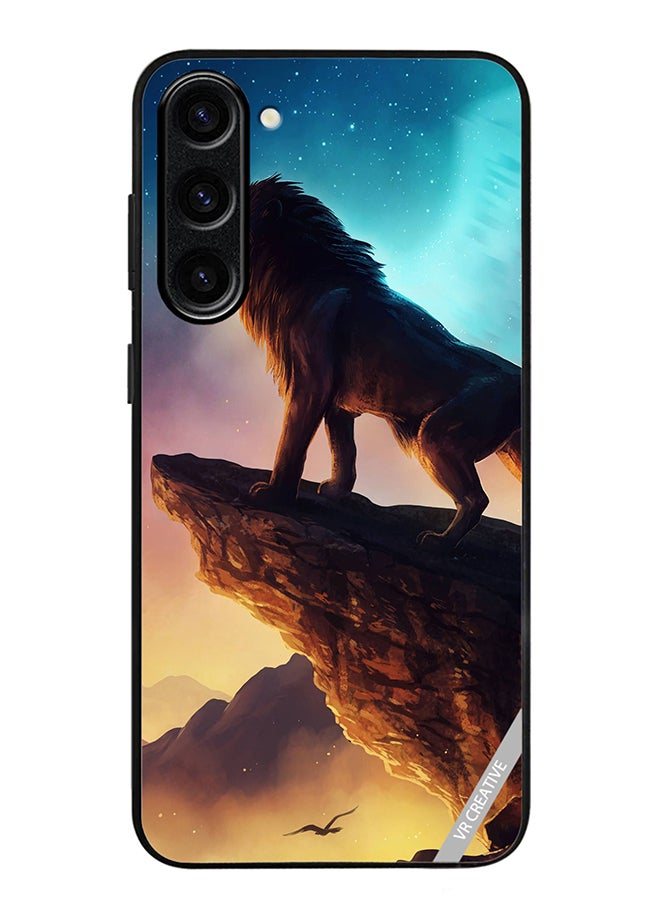 VR CREATIVE Protective Case Cover For Samsung Galaxy S23 FE Lion King Design Multicolour - Image 1