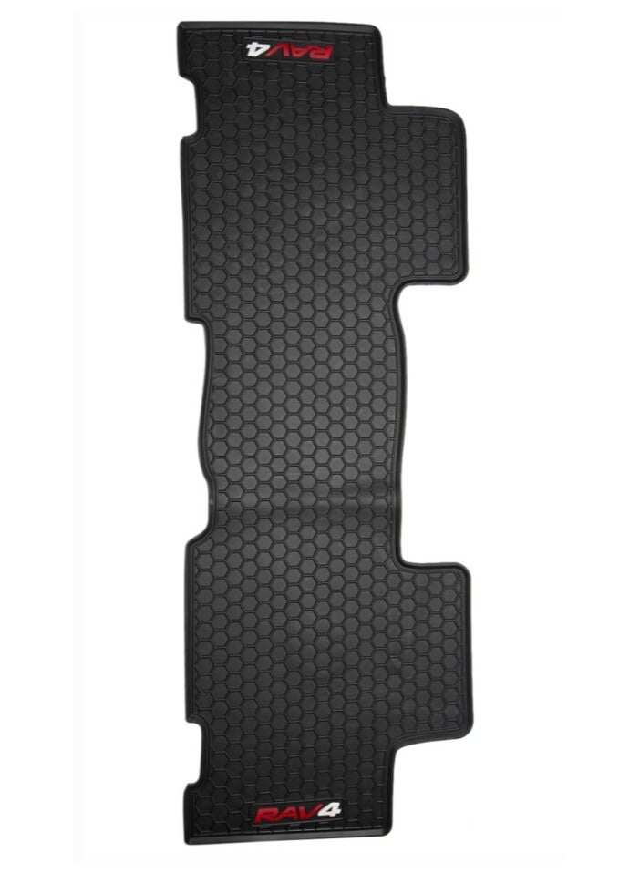 Dhell Rubber Floor Mat for Toyota Rav4 2014+ Black 3Pcs - Image 1