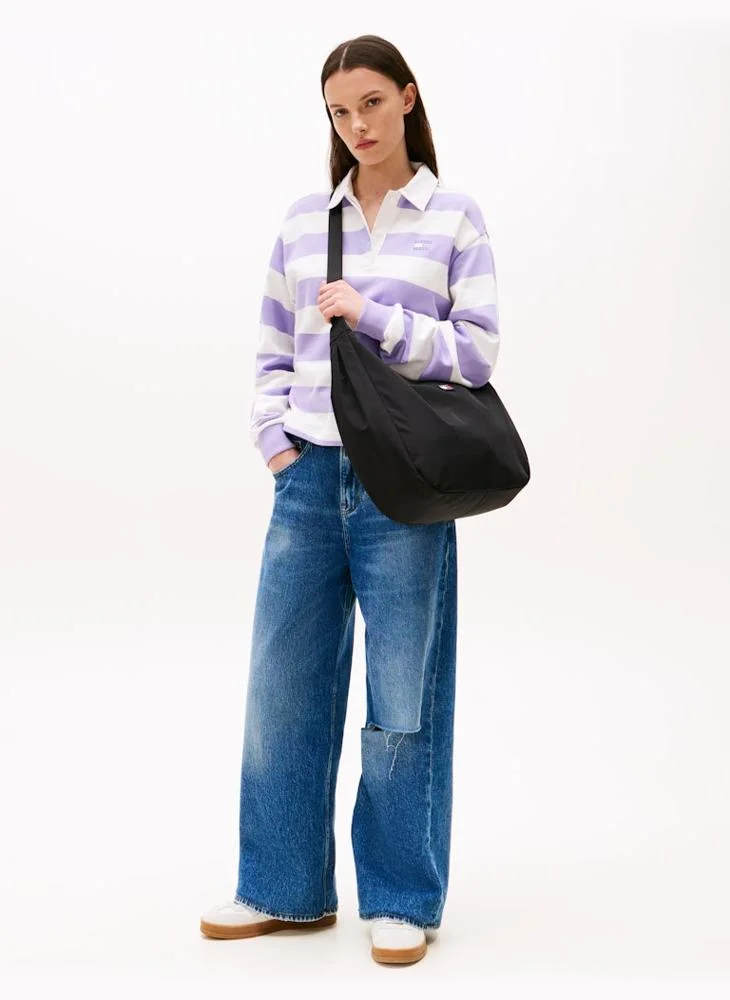 TOMMY JEANS Logo Flap Crossbody Bag