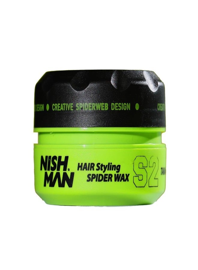 Nishman Hair Styling Spider Wax Tarantula 100g: Web Effect | Volume | Shine Hair Style | 100g/100ml - Image 1