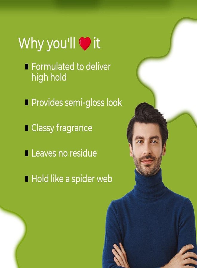 Nishman Hair Styling Spider Wax Tarantula 100g: Web Effect | Volume | Shine Hair Style | 100g/100ml - Image 4