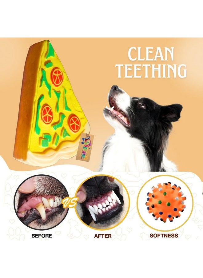 Western Era - Pizza Slice Squeaky Toy -Interactive Plush Toy, Unleash Fun In Your Furry Friend, Buddy For Dogs & Cats, Perfect For Playtime, Chew Time, Cuddle Time, Long-Lasting For Your Beloved Pet - Image 1