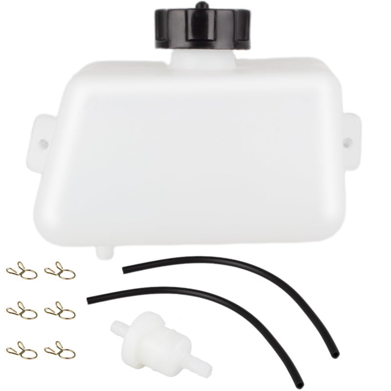 Amavoler Mini Bike Gas Fuel Petrol Tank Gas Tank Aftermarket Parts Fit for 2 Stroke 43cc 45cc 47cc 49cc Quad ATV Mini Moto Kids Dirt Pit Bike Pocket Scooter - Image 2