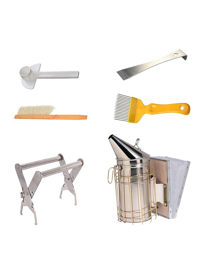 NIBEMINENT Beekeeping Supplies Hive Tool Kit Multicolour - Image 1