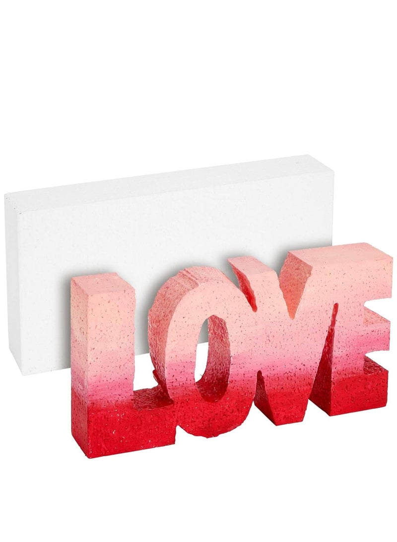 CRAFT MAGIC 4PCS Craft Foam Blocks 30x15x4cm Rectangle Polystyrene Thermocol Styrofoam Sheets for DIY Arts Crafts Sculpting Flower Arrangements Modeling School Office Home Use - Image 4