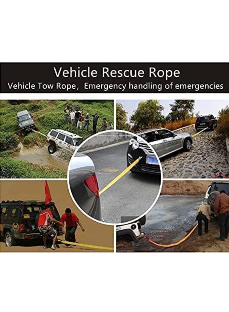 JOEBA 10M Nylon Tow Strap with Hook Vehicle Heavy Duty Recovery Rope 8000Kg Capacity Tow Rope for Car Truck Jeep ATV SUV with Storage Bag - Image 4