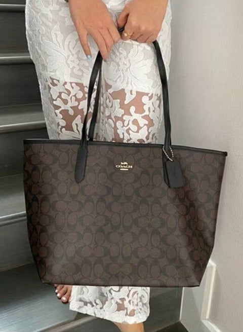 حقيبة كوزيتي المنسوجة بنسختها المميزة للنساء، متعددة الاستخدامات بسعة كبيرة ومقاس كبير، حقيبة يد أو كتف.