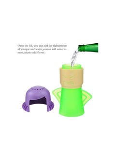 Angry Mama Microwave Cleaner Microwave Oven Steam Cleaner and Disinfects With Vinegar and Water for Kitchens, Fantastic Cleaning Gadget (Green)