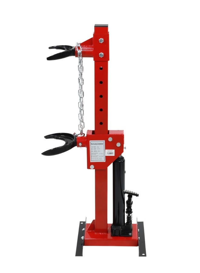 LAWAZIM Hydraulic Foot Pedal Spring Tensioner - 7-Tier Adjustable Hydraulic Coil Spring Compressor with Safety Chain & Adjustable Clamps – Ideal for Suspension Work & Strut Replacement - Image 3