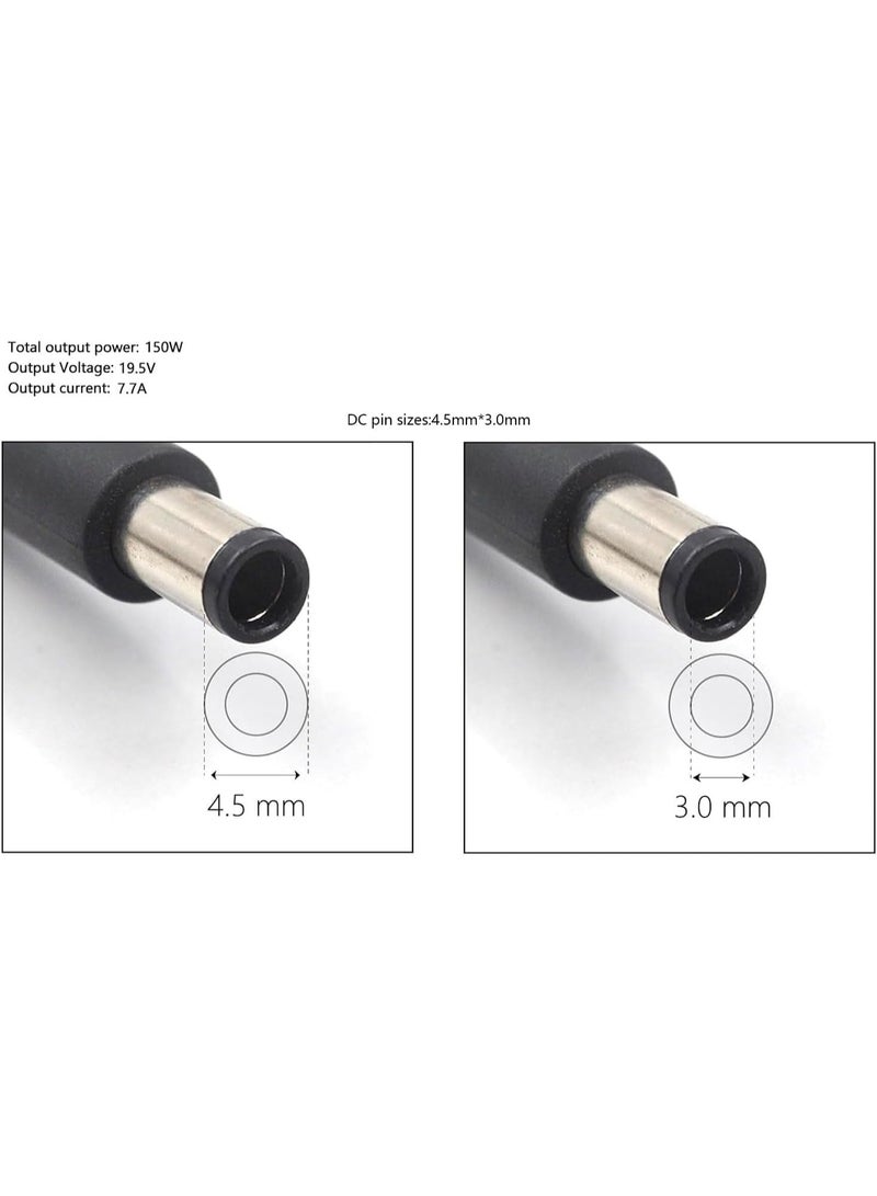 Terabyte 150W Power Supply Charger for HP ZBook Studio15 G3 G4 G5 HP ZBook G3 G4 OMEN x by 15 17 ADP-150XB B 776620-001 917677-003 75626-003 917677-001 PC Laptop Adapter Cord 19.5V 7.7A 150 Watt - Image 4