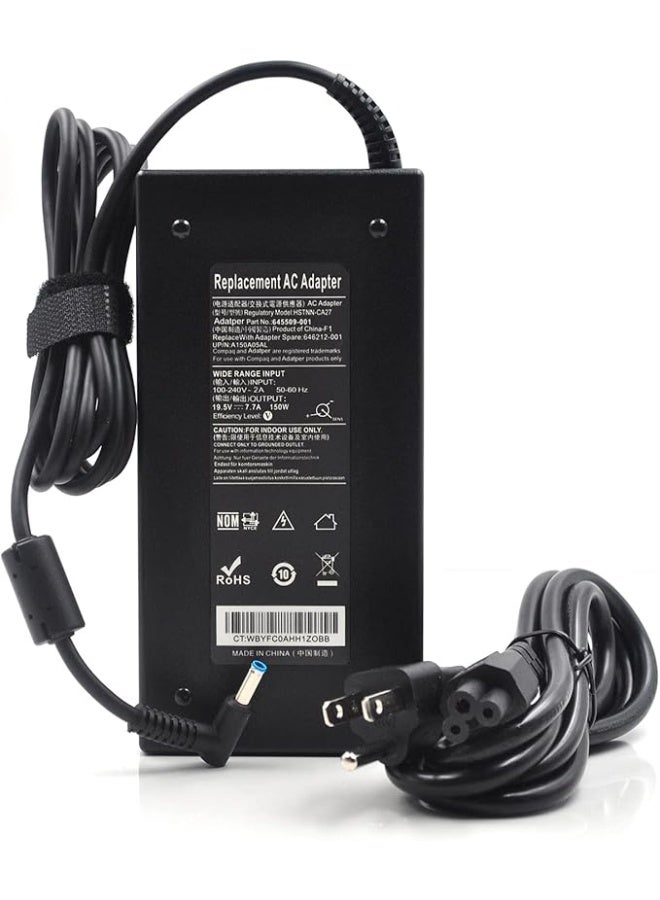 Terabyte 150W Power Supply Charger for HP ZBook Studio15 G3 G4 G5 HP ZBook G3 G4 OMEN x by 15 17 ADP-150XB B 776620-001 917677-003 75626-003 917677-001 PC Laptop Adapter Cord 19.5V 7.7A 150 Watt - Image 2