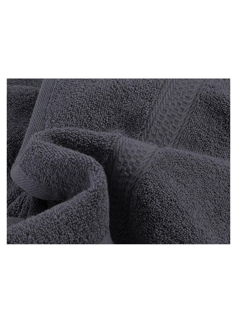 COMFY 8 PIECE TOWEL SET CHARCOAL GREY HOTEL QUALITY - Image 4