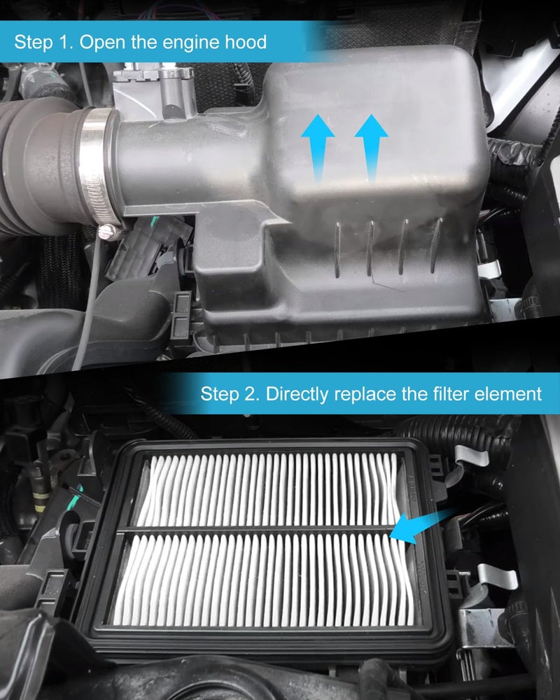 TADYAO Engine Filter Fit for Nissan Kicks 1.6L 2018-2023 Versa 1.6L 2020-2023 Replace 16546-5RB1A, CA12315, PA10424 - Image 4