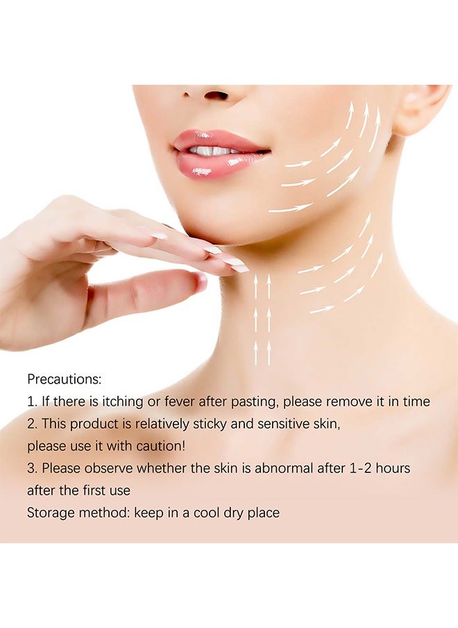 West&Month 40 Patch V Shaped Invisible Tape , V Shaped Invisible Stickers Double Chin V Line Lifting Patch Tighten Hide And Wrinkles Around The Eyes and Neck Saggy Skin Make up Tools  - Image 5