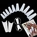 AM RONG MAGIC Natural Coffin Acrylic Nails-500pcs Half Cover Nails Coffin Shaped Ballerina Nails Tips Long Acrylic False Fake Nail Artificial, 10 Size with Box - Image 3