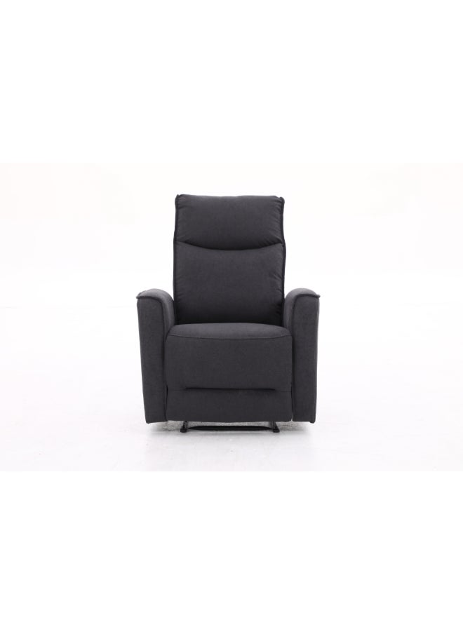 Micasa - Durable High Quality Manual Recliner Chair Dark Grey DG0112D - Image 1