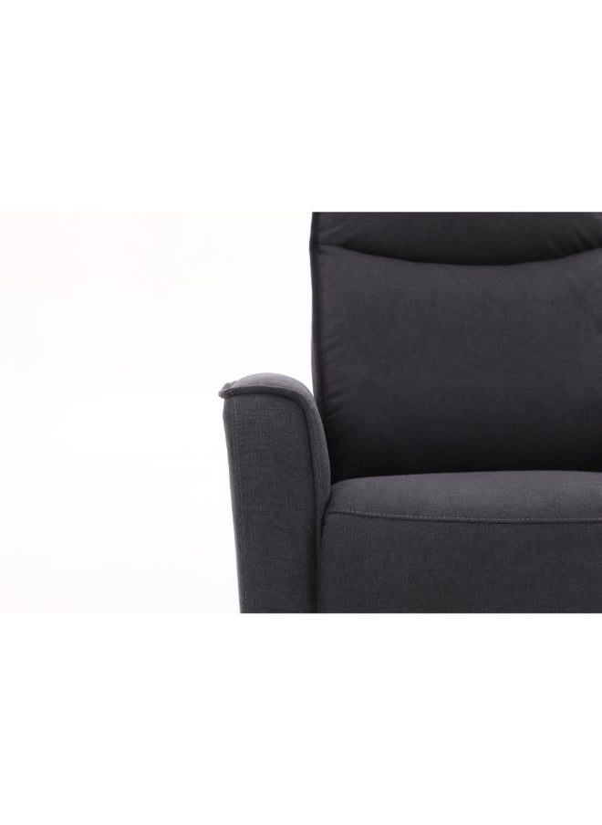 Micasa - Durable High Quality Manual Recliner Chair Dark Grey DG0112D - Image 1