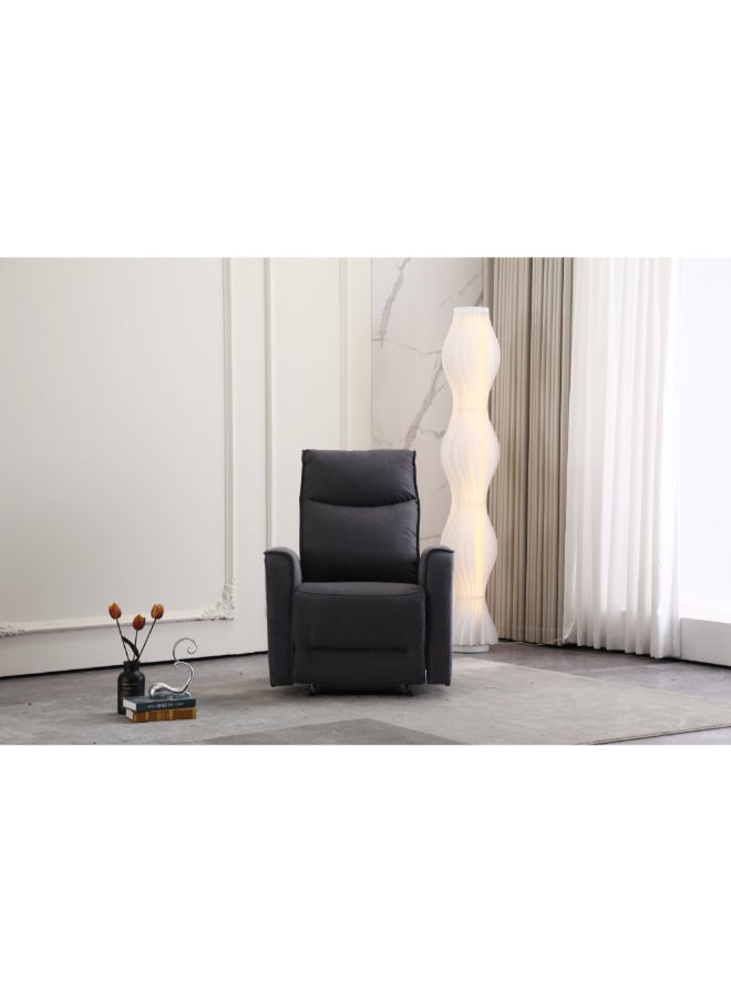 Micasa - Durable High Quality Manual Recliner Chair Dark Grey DG0112D - Image 1