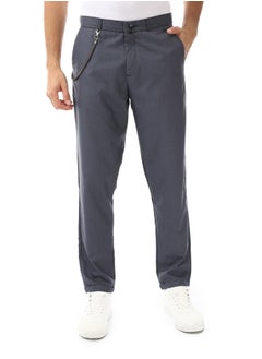 WHITE RABBIT Decorative Chain Slash Pockets Pants  - Image 1