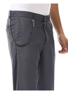 WHITE RABBIT Decorative Chain Slash Pockets Pants  - Image 4
