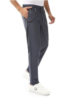WHITE RABBIT Decorative Chain Slash Pockets Pants  - Image 2