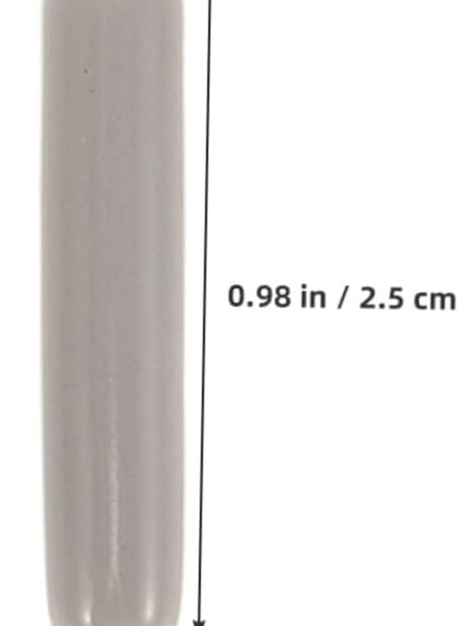 أغطية إصلاح رف غسالة الصحون الفضي 100 قطعة أغطية نهايات الأسلاك المعدنية لأطراف الرف - Image 3