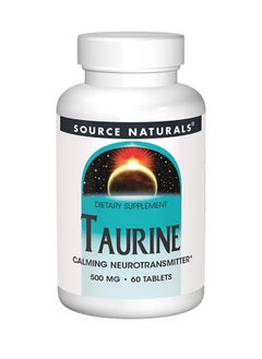 Source Naturals Taurine 500mg Source Naturals, Inc. 60 Tabs 