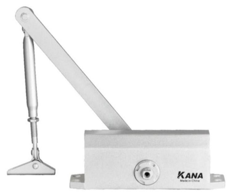 Kana Automatic Door Closer, Speed Adjustable Hydraulic Door Closer, 180° Spring Door Closer,Auto Spring Hydraulic Door Closer, Closing Speed Adjustable, Commercial & Home Use.Door Closer, Automatic Hydraulic Adjusting Silent Soft Slow Slam Gate Closer Overhead Concealed. - Image 1