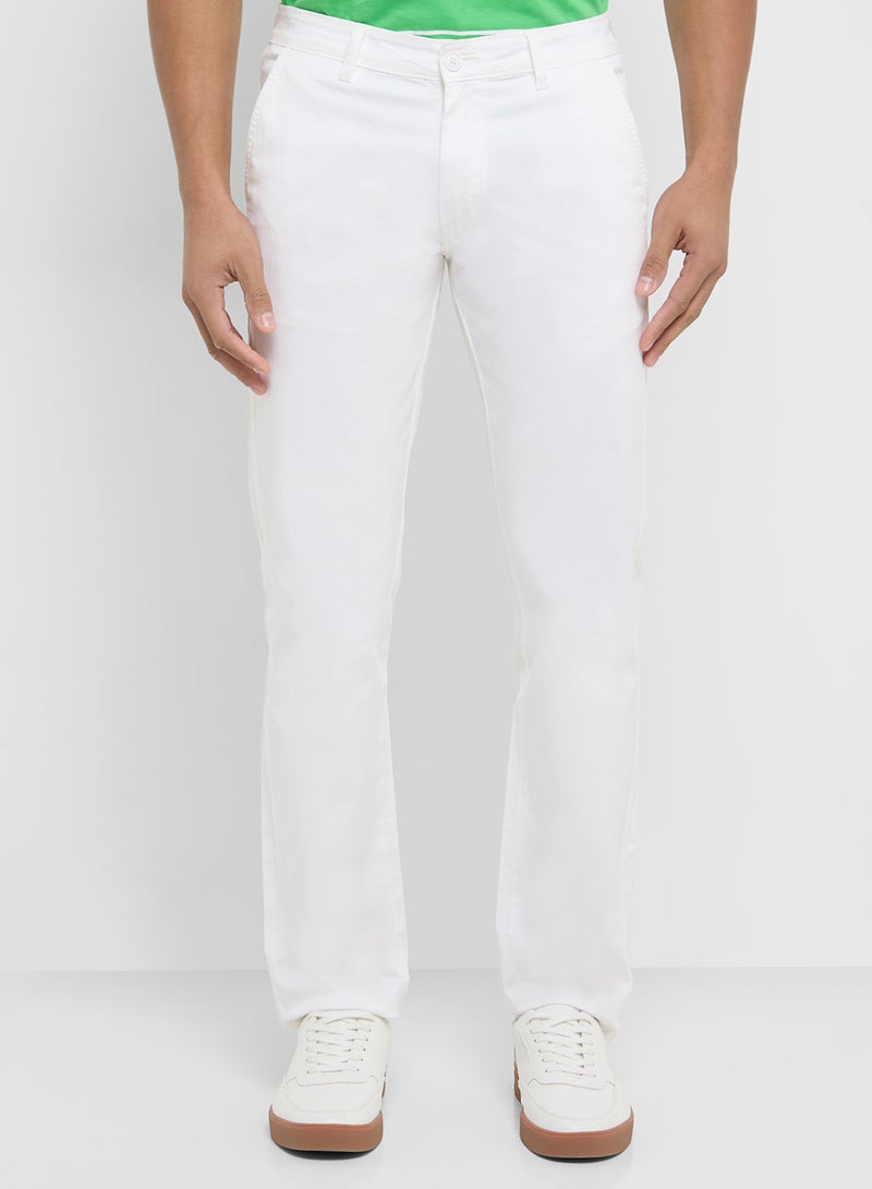 روبرت وود بنطلون تشينو بقصة مستقيمة - Image 1