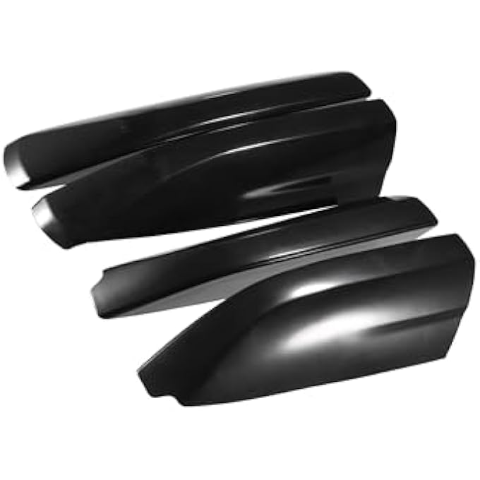 rayihni Upper/Roof Rack Rails End Cap Protection Cover Shell for Toyota Highlander 2008-2013 / Rails End Covers Shell Cap / 4 Pcs/Black Stylish Design - Image 1