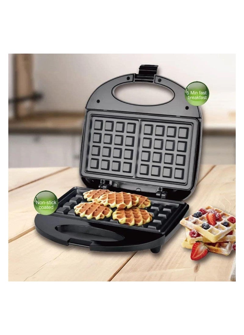 JAMAKY Italy - Jamaki 4 in 1 Sandwich and Dessert Maker 1500W Multi-function Donut, Waffle and Nut Maker Easy to Use - jmk2012 - Image 1