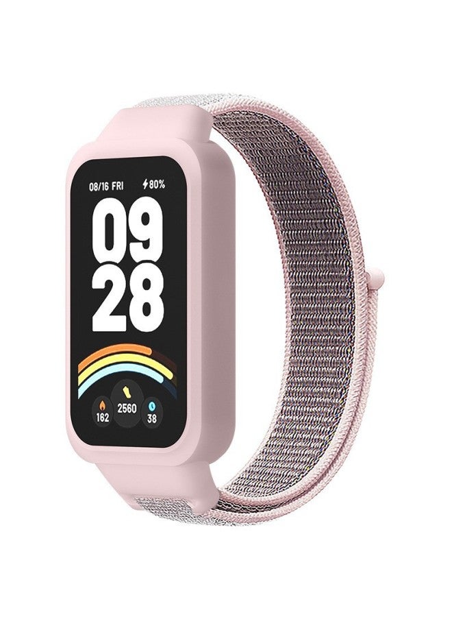 For Redmi Bracelet 3 Strap Redmi Band3 Strap Xiaomi 9Active Nylon Loop Strap-Color:Deep Olives-Specifications:Redmi Bracelet 3/xiaomi 9active  - Image 4