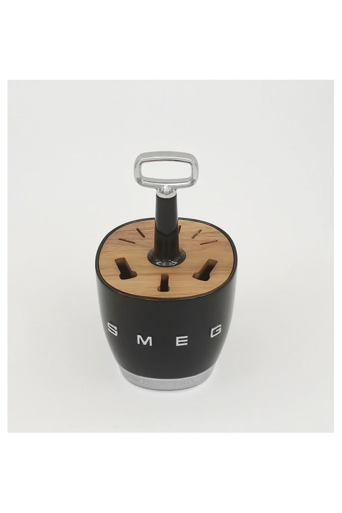 سميج مطبخ الفولاذ المقاوم للصدأ ريترو، سكين غرفة المعيشة، شوكة وأدوات الطاولة تخزين - أسود - Image 2