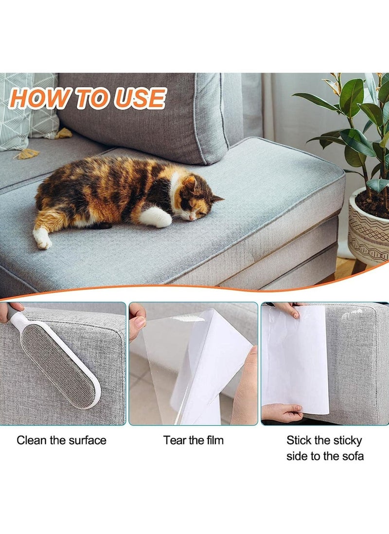 Furniture Cat Scratch Protectors, Cat Scratch Resistant Tape (Pack of 20)